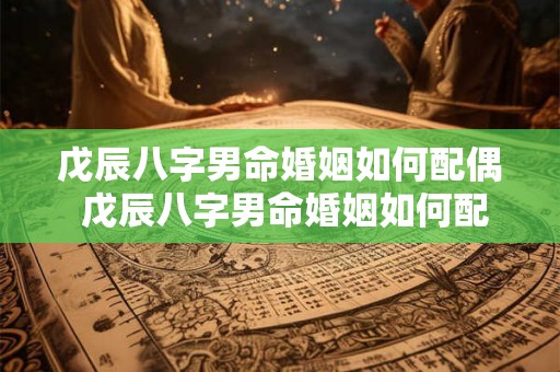 戊辰八字男命婚姻如何配偶 戊辰八字男命婚姻如何配偶好