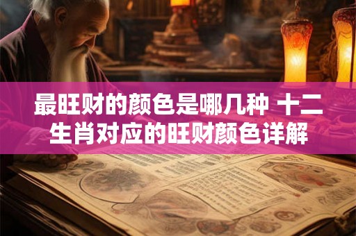 最旺财的颜色是哪几种 十二生肖对应的旺财颜色详解 最旺财的颜色是哪几种 十二生肖对应的旺财颜色详解