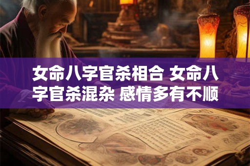 女命八字官杀相合 女命八字官杀混杂 感情多有不顺 女命八字官杀相合 女命八字官杀混杂 感情多有不顺
