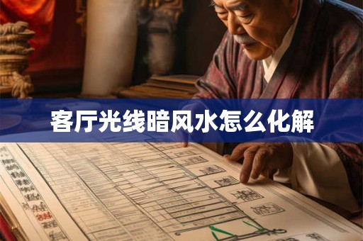 客厅光线暗风水怎么化解