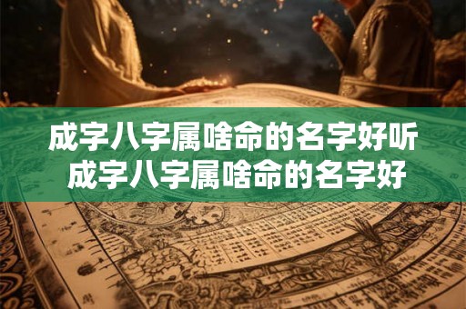 成字八字属啥命的名字好听 成字八字属啥命的名字好听女孩 成字八字属啥命的名字好听 成字八字属啥命的名字好听女孩