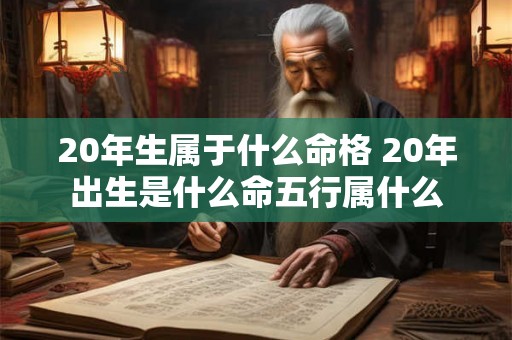 20年生属于什么命格 20年出生是什么命五行属什么