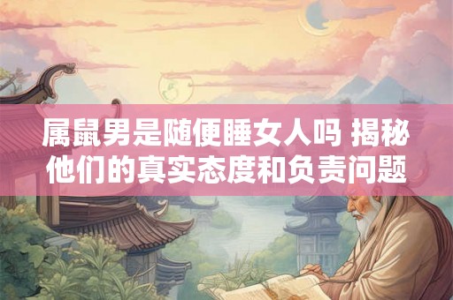 属鼠男是随便睡女人吗 揭秘他们的真实态度和负责问题 属鼠男是随便睡女人吗 揭秘他们的真实态度和负责问题