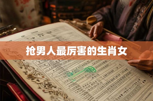 抢男人最厉害的生肖女