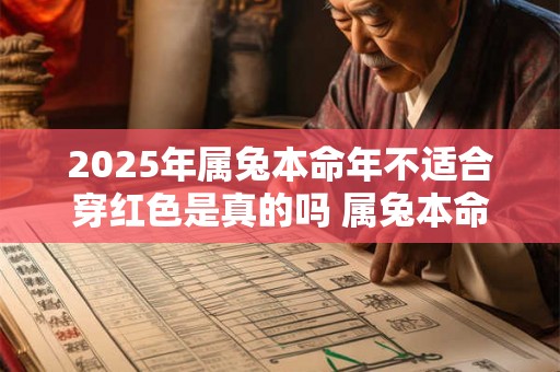 2025年属兔本命年不适合穿红色是真的吗 属兔本命年忌讳什么颜色 2025年属兔本命年不适合穿红色是真的吗 属兔本命年忌讳什么颜色