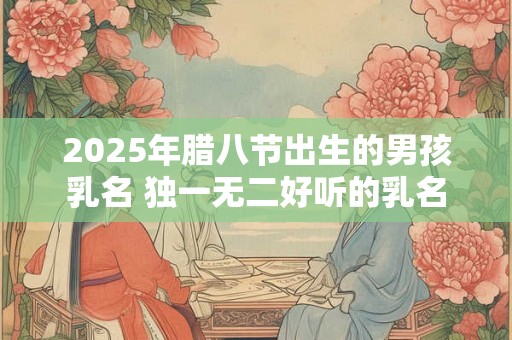 2025年腊八节出生的男孩乳名 独一无二好听的乳名