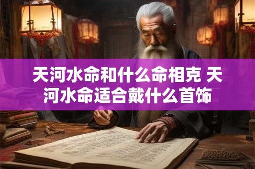 天河水命和什么命相克 天河水命适合戴什么首饰 天河水命和什么命相克 天河水命适合戴什么首饰