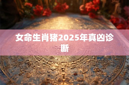 女命生肖猪2025年真凶诊断 女命生肖猪2025年真凶诊断
