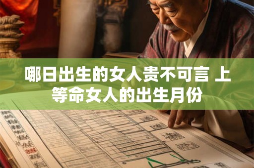 哪日出生的女人贵不可言 上等命女人的出生月份 哪日出生的女人贵不可言 上等命女人的出生月份