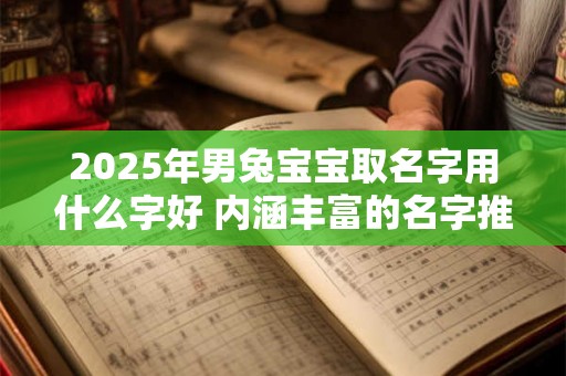 2025年男兔宝宝取名字用什么字好 内涵丰富的名字推荐 2025年男兔宝宝取名字用什么字好 内涵丰富的名字推荐