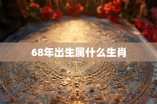 68年出生属什么生肖 68年出生属什么生肖