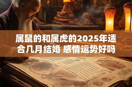 属鼠的和属虎的2025年适合几月结婚 感情运势好吗 属鼠的和属虎的2025年适合几月结婚 感情运势好吗