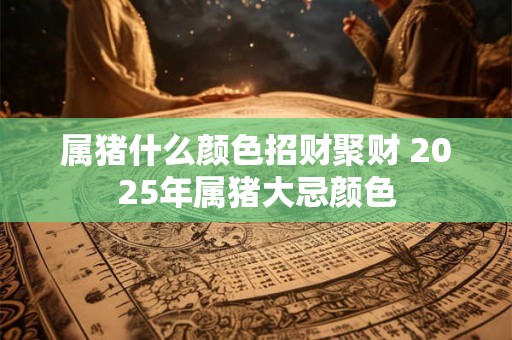 属猪什么颜色招财聚财 2025年属猪大忌颜色 属猪什么颜色招财聚财 2025年属猪大忌颜色