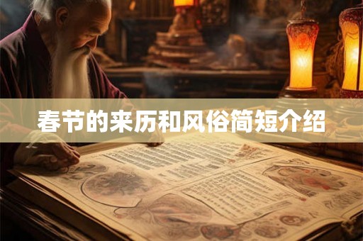 春节的来历和风俗简短介绍 春节的来历和风俗简短介绍