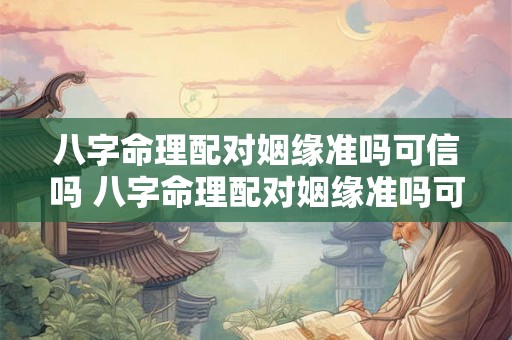 八字命理配对姻缘准吗可信吗 八字命理配对姻缘准吗可信吗女生 八字命理配对姻缘准吗可信吗 八字命理配对姻缘准吗可信吗女生