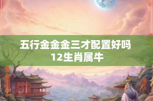 五行金金金三才配置好吗 12生肖属牛 五行金金金三才配置好吗 12生肖属牛