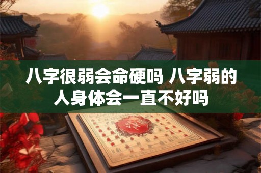 八字很弱会命硬吗 八字弱的人身体会一直不好吗 八字很弱会命硬吗 八字弱的人身体会一直不好吗