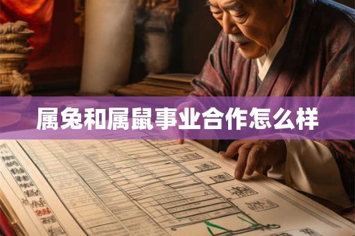属兔和属鼠事业合作怎么样