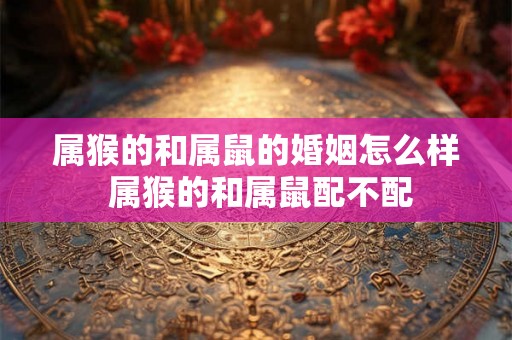 属猴的和属鼠的婚姻怎么样 属猴的和属鼠配不配 属猴的和属鼠的婚姻怎么样 属猴的和属鼠配不配