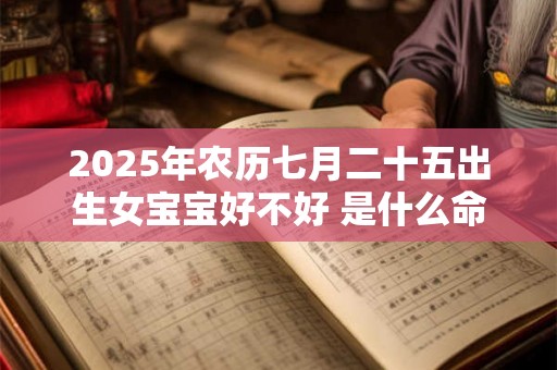 2025年农历七月二十五出生女宝宝好不好 是什么命 2025年农历七月二十五出生女宝宝好不好 是什么命