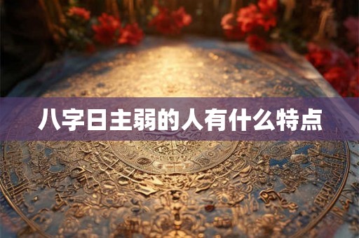 八字日主弱的人有什么特点 八字日主弱的人有什么特点