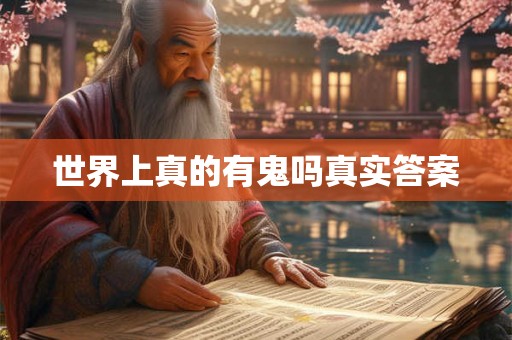 世界上真的有鬼吗真实答案 世界上真的有鬼吗真实答案
