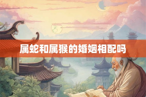 属蛇和属猴的婚姻相配吗 属蛇和属猴的婚姻相配吗
