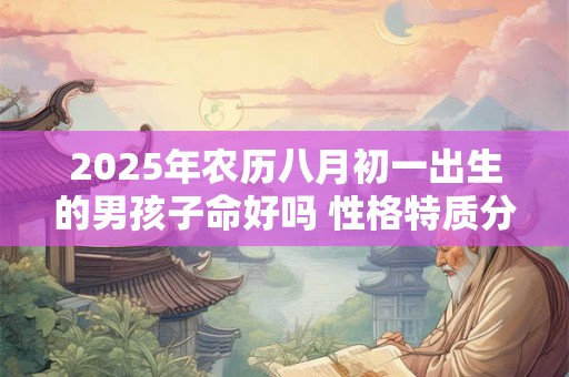 2025年农历八月初一出生的男孩子命好吗 性格特质分析 2025年农历八月初一出生的男孩子命好吗 性格特质分析