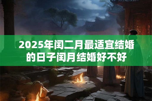 2025年闰二月最适宜结婚的日子闰月结婚好不好 2025年闰二月最适宜结婚的日子闰月结婚好不好