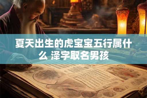 夏天出生的虎宝宝五行属什么 泽字取名男孩 夏天出生的虎宝宝五行属什么 泽字取名男孩