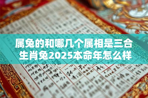 属兔的和哪几个属相是三合 生肖兔2025本命年怎么样 属兔的和哪几个属相是三合 生肖兔2025本命年怎么样