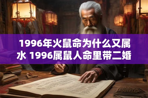 1996年火鼠命为什么又属水 1996属鼠人命里带二婚 1996年火鼠命为什么又属水 1996属鼠人命里带二婚