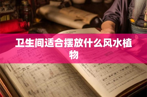 卫生间适合摆放什么风水植物 卫生间适合摆放什么风水植物
