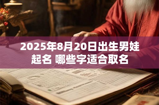 2025年8月20日出生男娃起名 哪些字适合取名 2025年8月20日出生男娃起名 哪些字适合取名