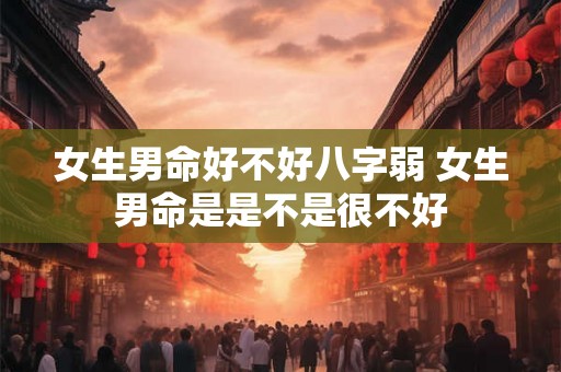 女生男命好不好八字弱 女生男命是是不是很不好 女生男命好不好八字弱 女生男命是是不是很不好