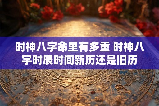时神八字命里有多重 时神八字时辰时间新历还是旧历 时神八字命里有多重 时神八字时辰时间新历还是旧历