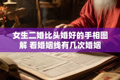 女生二婚比头婚好的手相图解 看婚姻线有几次婚姻