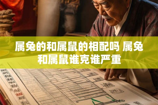 属兔的和属鼠的相配吗 属兔和属鼠谁克谁严重 属兔的和属鼠的相配吗 属兔和属鼠谁克谁严重