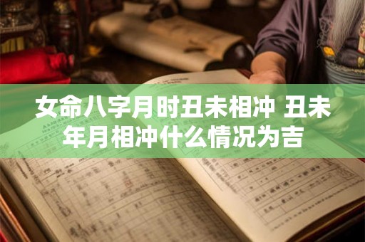 女命八字月时丑未相冲 丑未年月相冲什么情况为吉 女命八字月时丑未相冲 丑未年月相冲什么情况为吉
