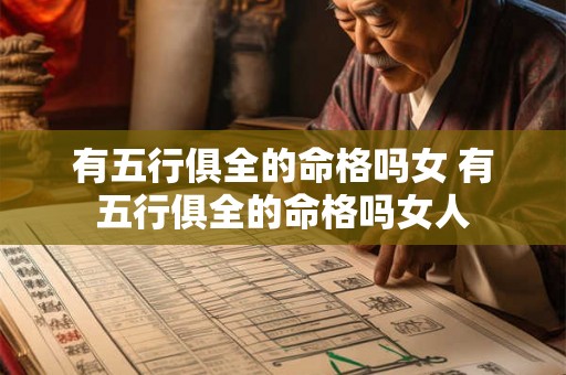 有五行俱全的命格吗女 有五行俱全的命格吗女人 有五行俱全的命格吗女 有五行俱全的命格吗女人
