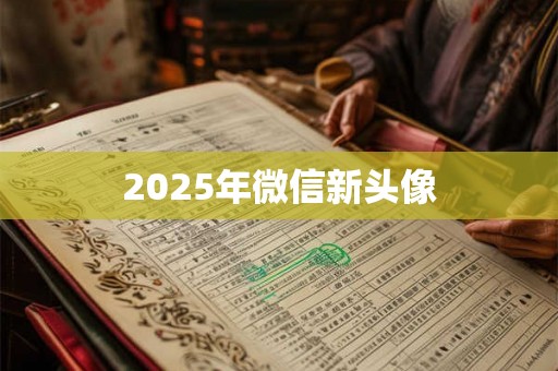 2025年微信新头像 2025年微信新头像