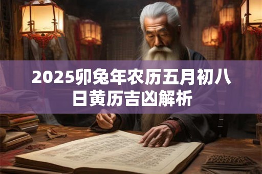2025卯兔年农历五月初八日黄历吉凶解析 2025卯兔年农历五月初八日黄历吉凶解析