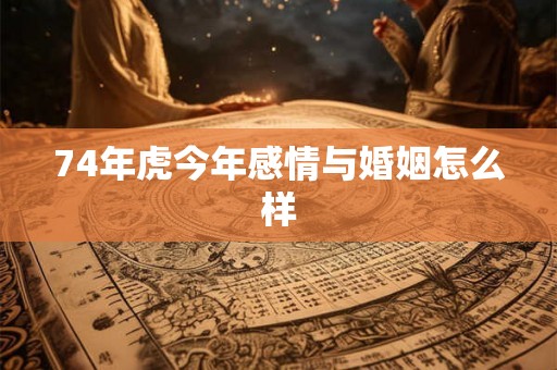 74年虎今年感情与婚姻怎么样
