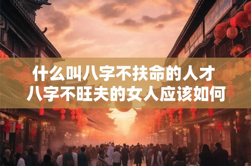 什么叫八字不扶命的人才 八字不旺夫的女人应该如何化解 什么叫八字不扶命的人才 八字不旺夫的女人应该如何化解