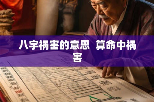 八字祸害的意思 算命中祸害 八字祸害的意思 算命中祸害