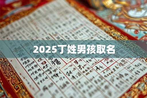 2025丁姓男孩取名 2025丁姓男孩取名