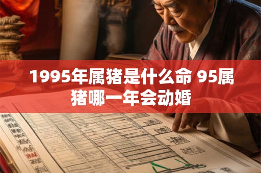 1995年属猪是什么命 95属猪哪一年会动婚