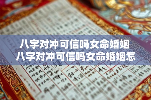 八字对冲可信吗女命婚姻 八字对冲可信吗女命婚姻怎么样