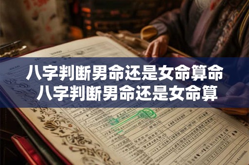 八字判断男命还是女命算命 八字判断男命还是女命算命准确 八字判断男命还是女命算命 八字判断男命还是女命算命准确