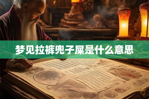 梦见拉裤兜子屎是什么意思 梦见拉裤兜子屎是什么意思